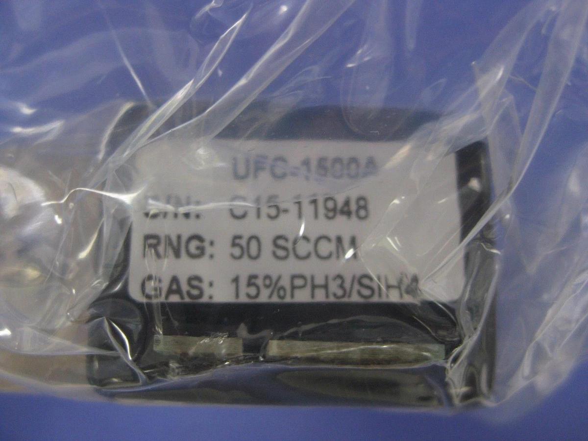 Used Unit UFC-1500A, Mass Flow Controller, 15%PH3/SIH4, 50 SCCM, 1/4" MVCR, Refurb