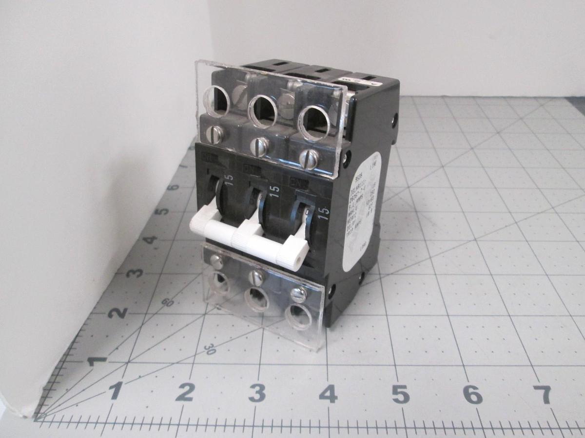 Used Airpax, IELHR111-26267-7-V, 15A, Circuit Breaker, 3 Pole, Used