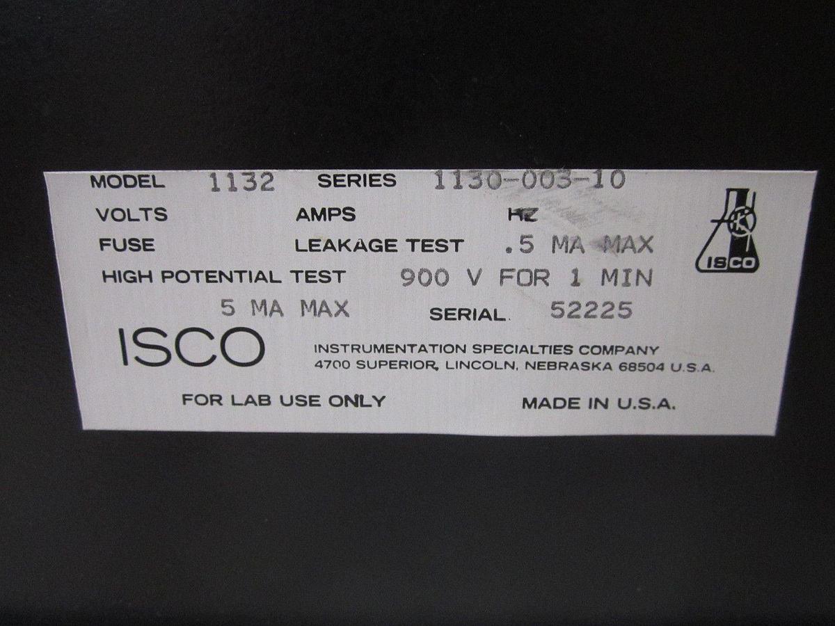 Used ISCO Model 1132 Multiplexer - Expander