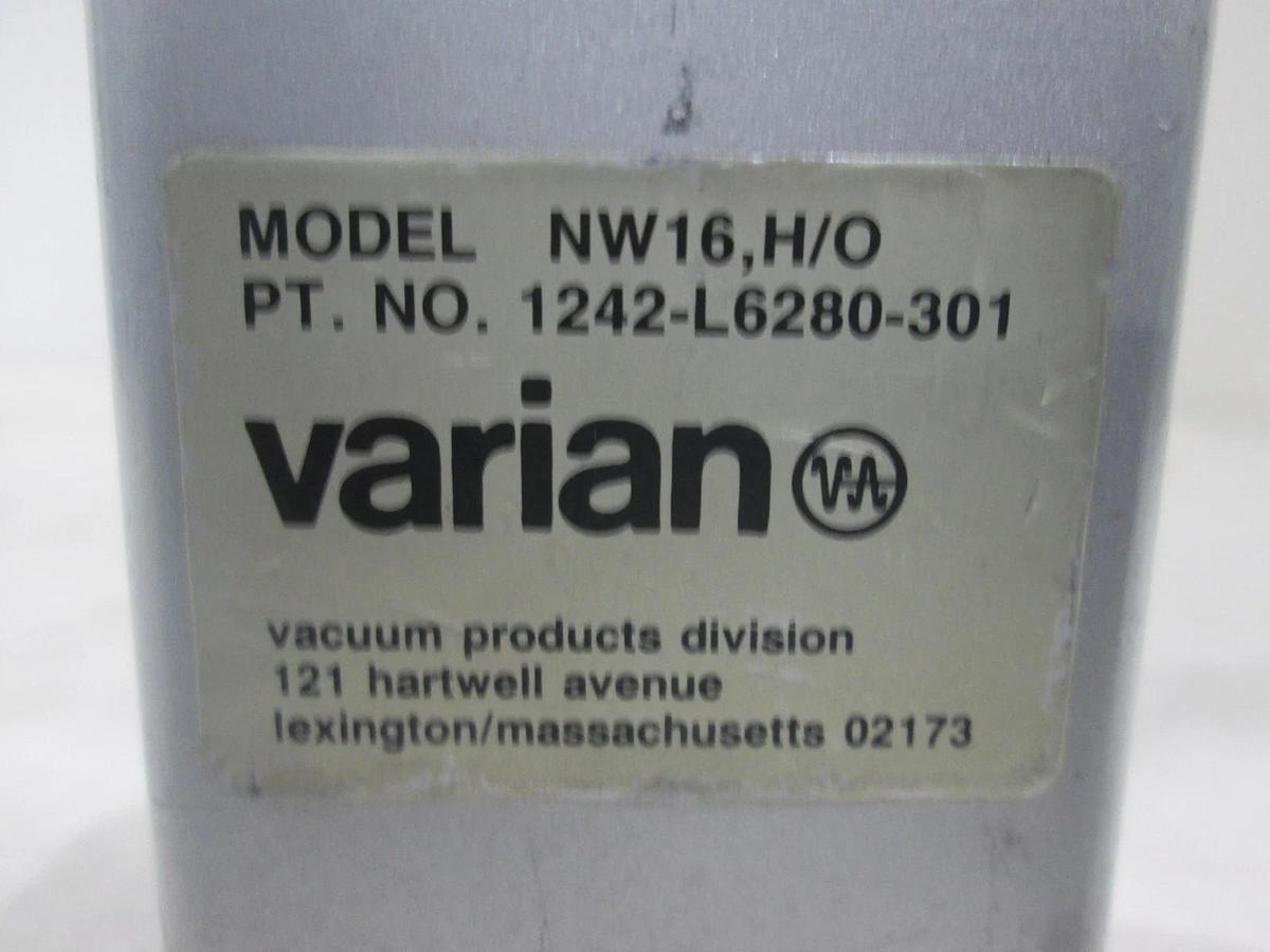 Used Varian, NW16,H/O, manual Block Valve, Used
