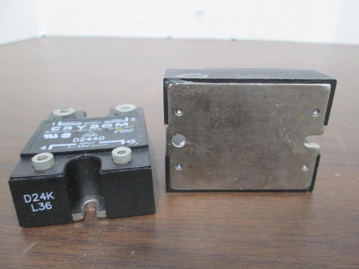Used Crydom, D2440, Solid State Relay, Used, Lot of 2