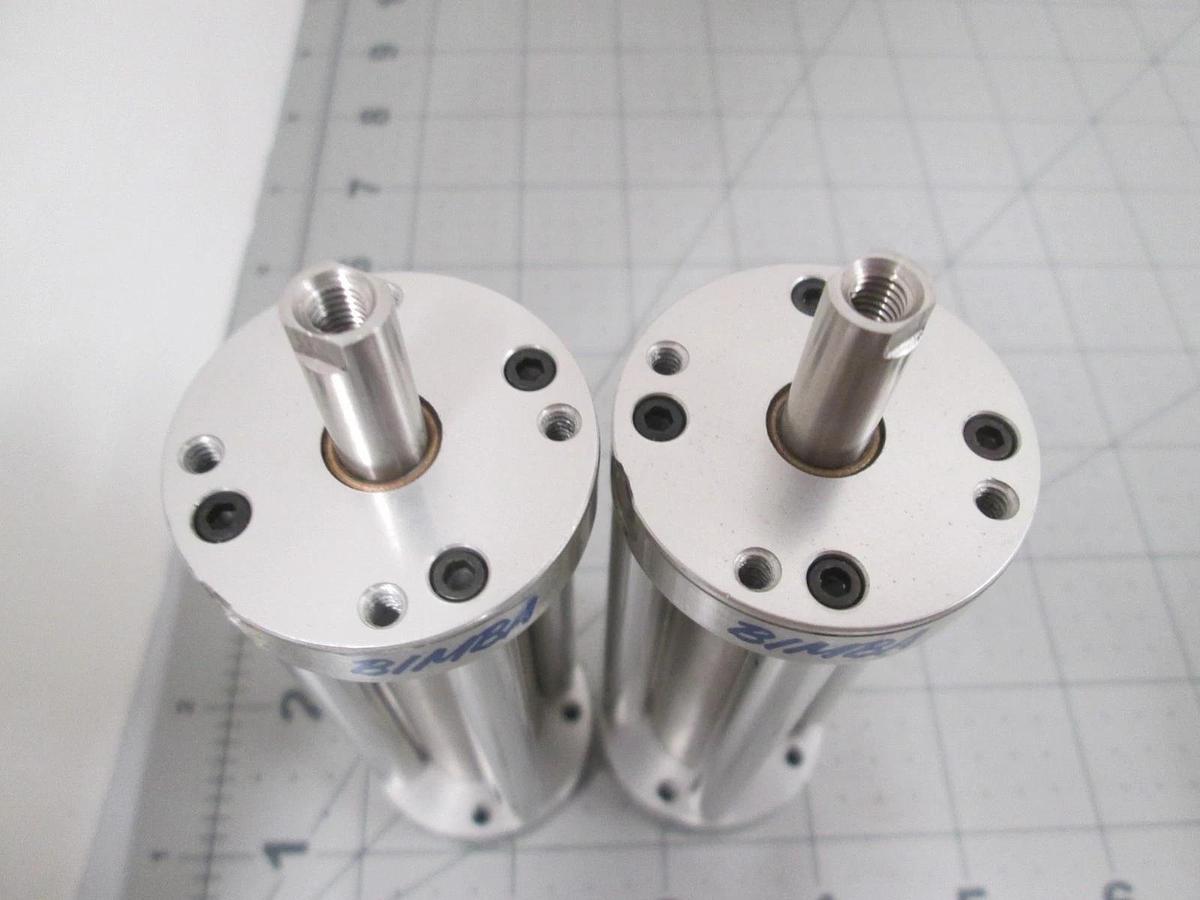 Used Bimba, CFO-07955-A, Pneumatic Cylinder, Used, Lot of 2