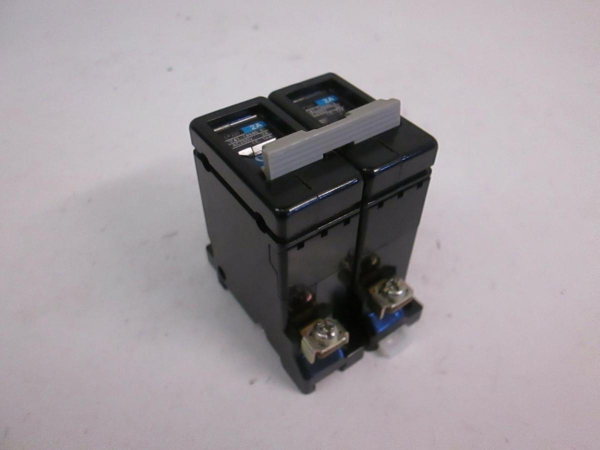 Used Fuji Circuit Protector CP32-D, 2A, 250V, 2 Pole, Used
