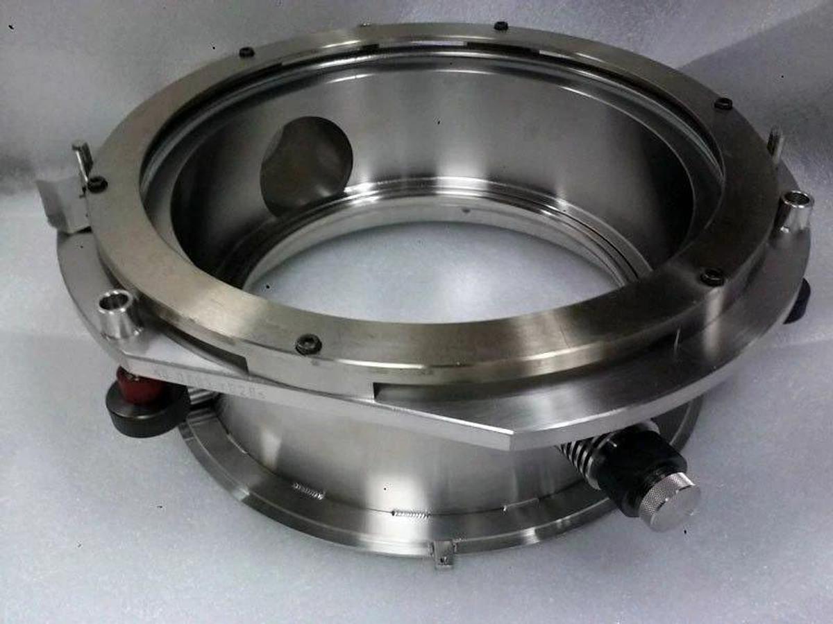Used TEL Tokyo Electron 1187-131743-12, 2185-033126-12 Manifold Flange Plenum, Alpha8