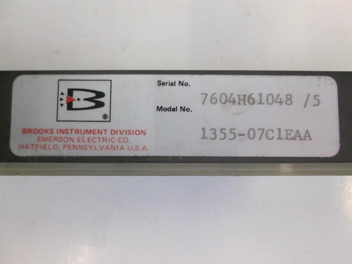 Used Brooks Instrument 1355-07C1EAA, R-2-15, 0-15, Used