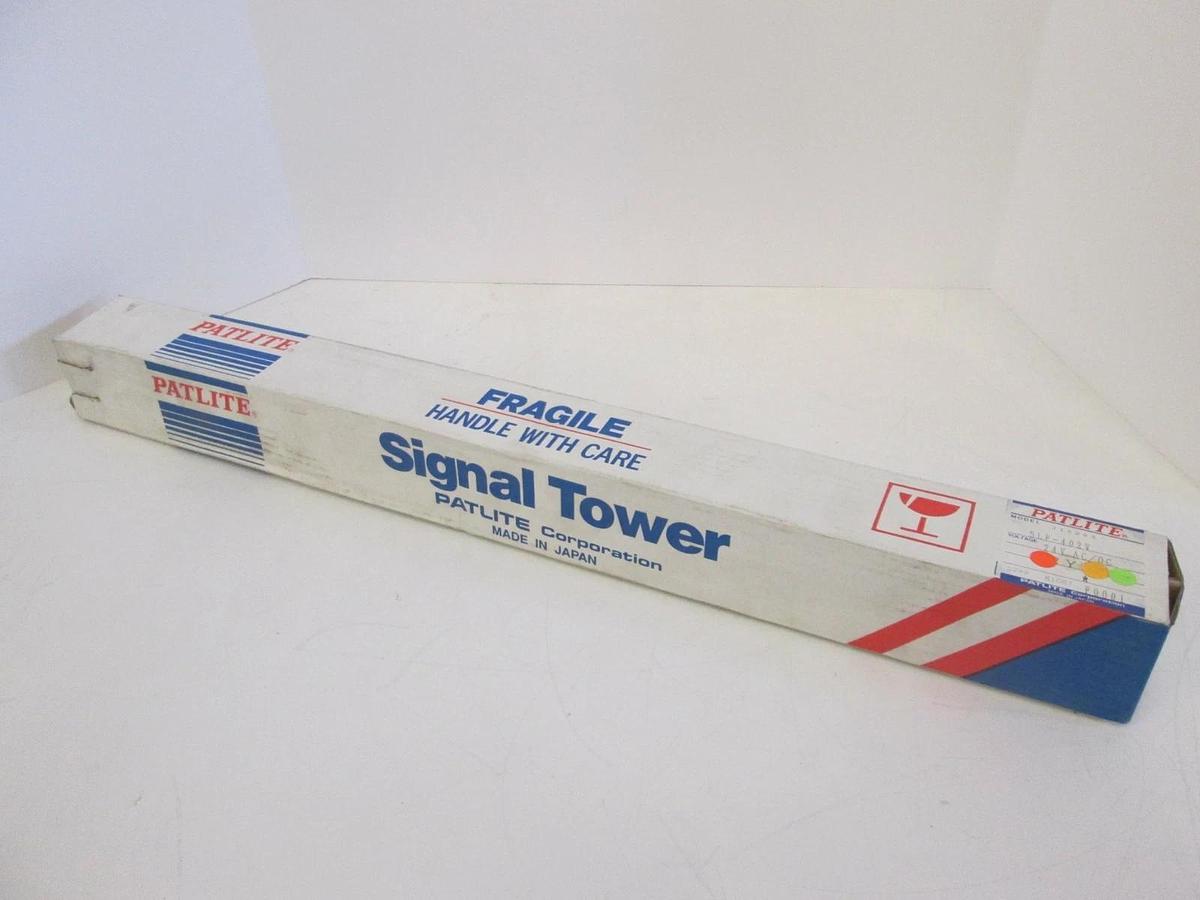 Used Patlite, SLF-402V/ SLF-V, Signal Light Tower, 24V AC/DC, RYGB, New