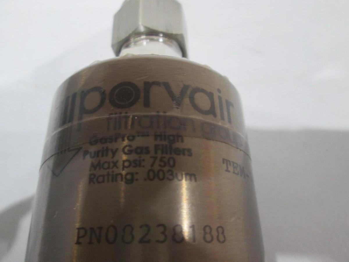Porvair, TEM-1811-8, High Purity Gas Filter, 750PSI, .003um, New