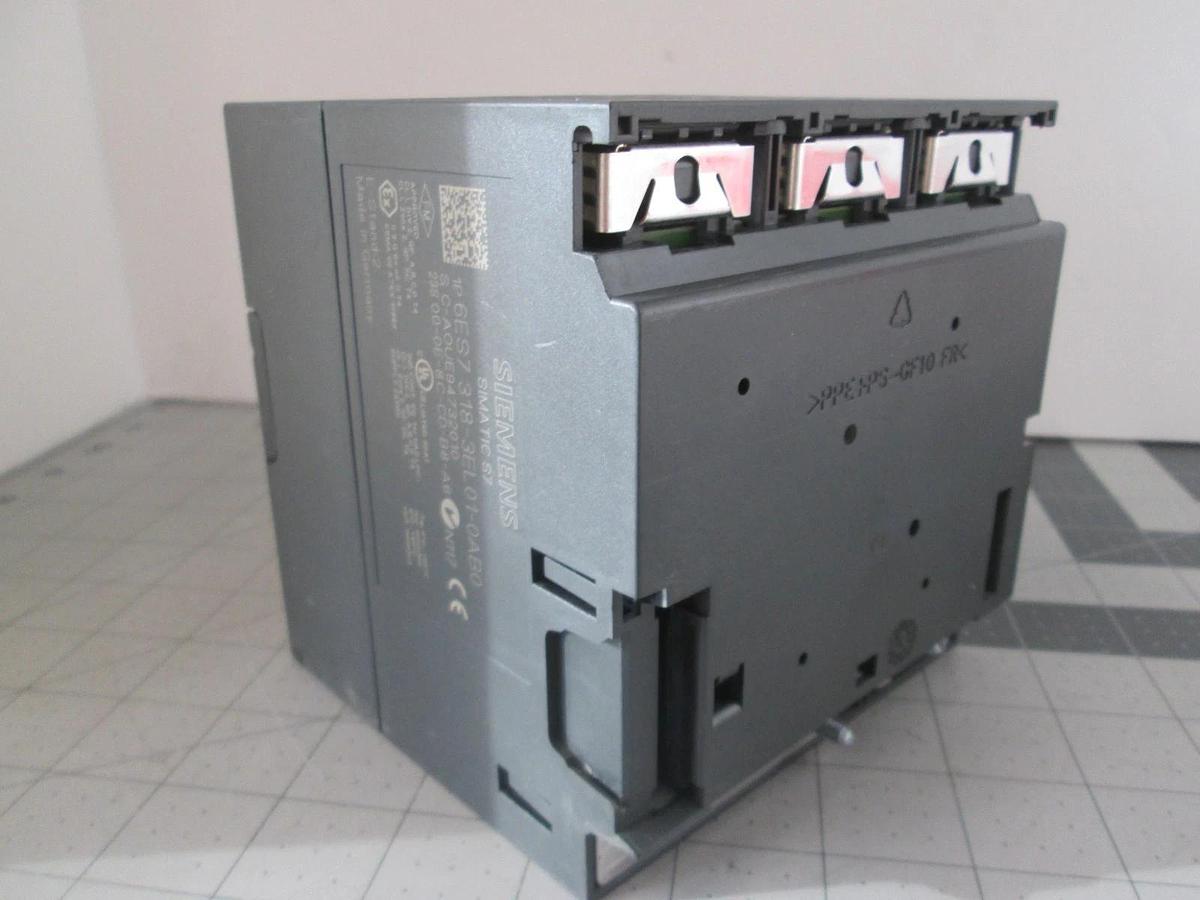 Used Siemens, Simatic S7, 6E7 318-3EL01-0AB0, PLC Module, Used
