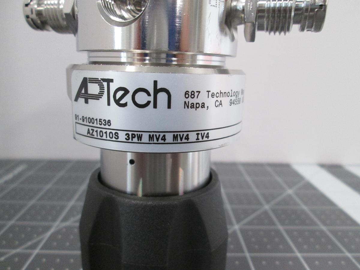 APTech, AZ1010S-3PW-MV4-MV4-IV4, Gas Pressure Regulator New No Box