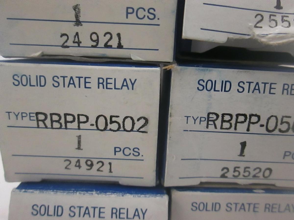 Used Idec, Solid State Relay, RBPP-0502, New, Lot of 6