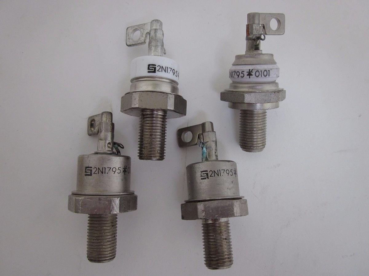 Used Silicon Control Rectifier 2N1794-0101 Stud SCR, Phase Control, - LOT of 4 Used