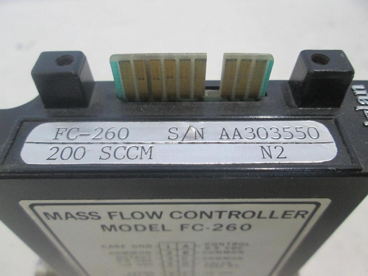 Used Tylan, FC-260, Mass Flow Controller, 200 SCCM, N2, Used