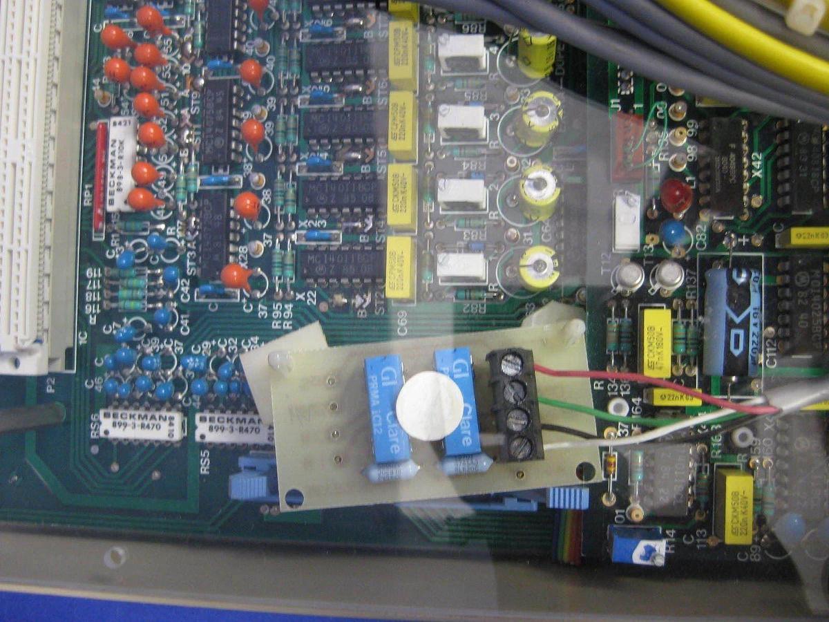 Used Semy Engineering Gas Interface PCB, MYP830400, w/ Type K Omega T/C