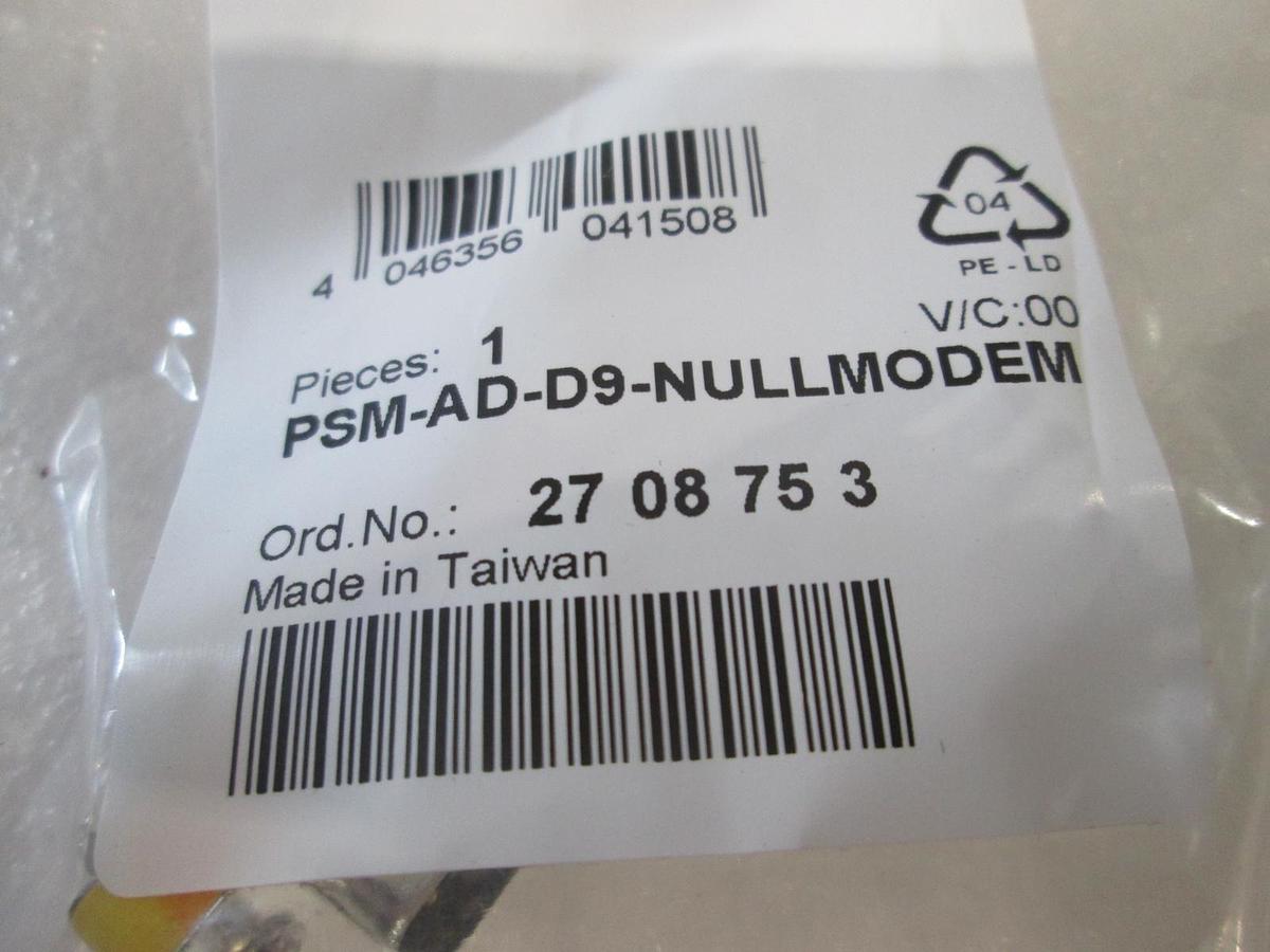 Phoenix Contact, PSM-AD-D9-NULLMODEM, Cable Connecter Adapter, New, Lot of 3