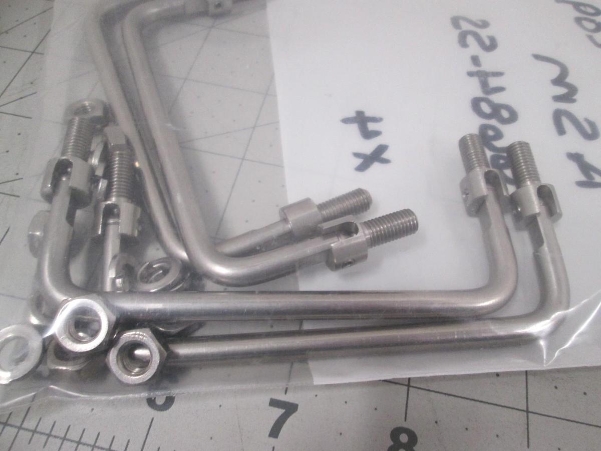 Used ASM, 16684-SS, Handle Pull, Folding, 1/4-28 Threaded Screw Studs, New, Lot of 4