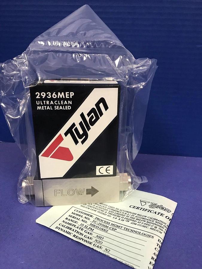 Used Tylan 2936MEP MFC Mass Flow Controller NH3, 10 SLPM, Rfrb