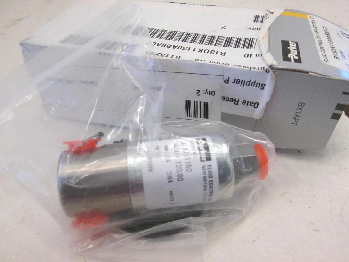 Parker, B13DK1150, Solenoid Valve, 3/64 Orifice, 120/60Hz, 150 PSI, New