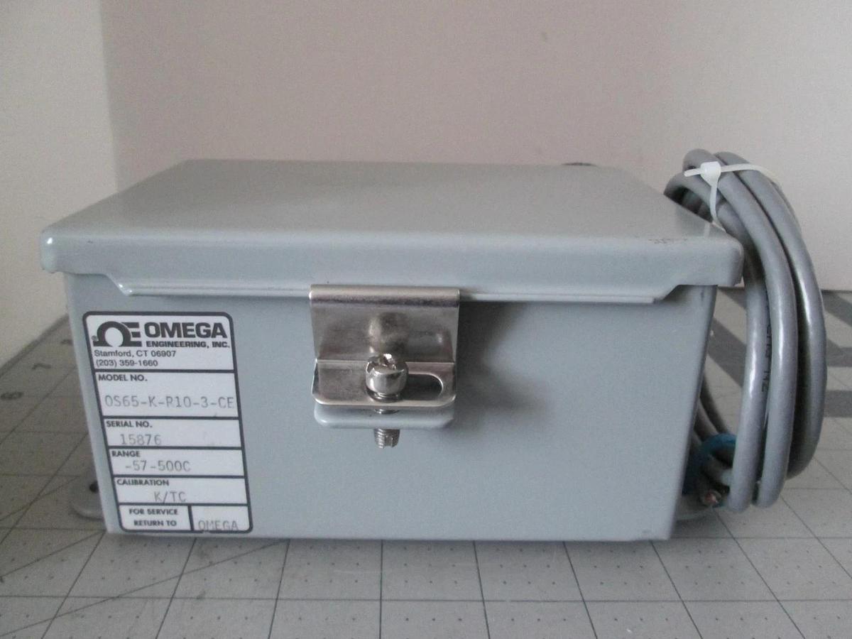 Omega, OS65-K-R10-3-CE, IR Sensor Enclosure, Range -57-500C, New