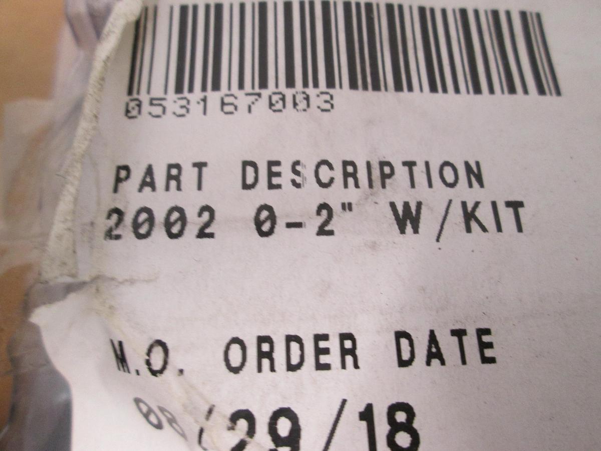 Dwyer 2002 Magnehelic 0-2" WC Gauge A-605 Air Filter Kit NIB