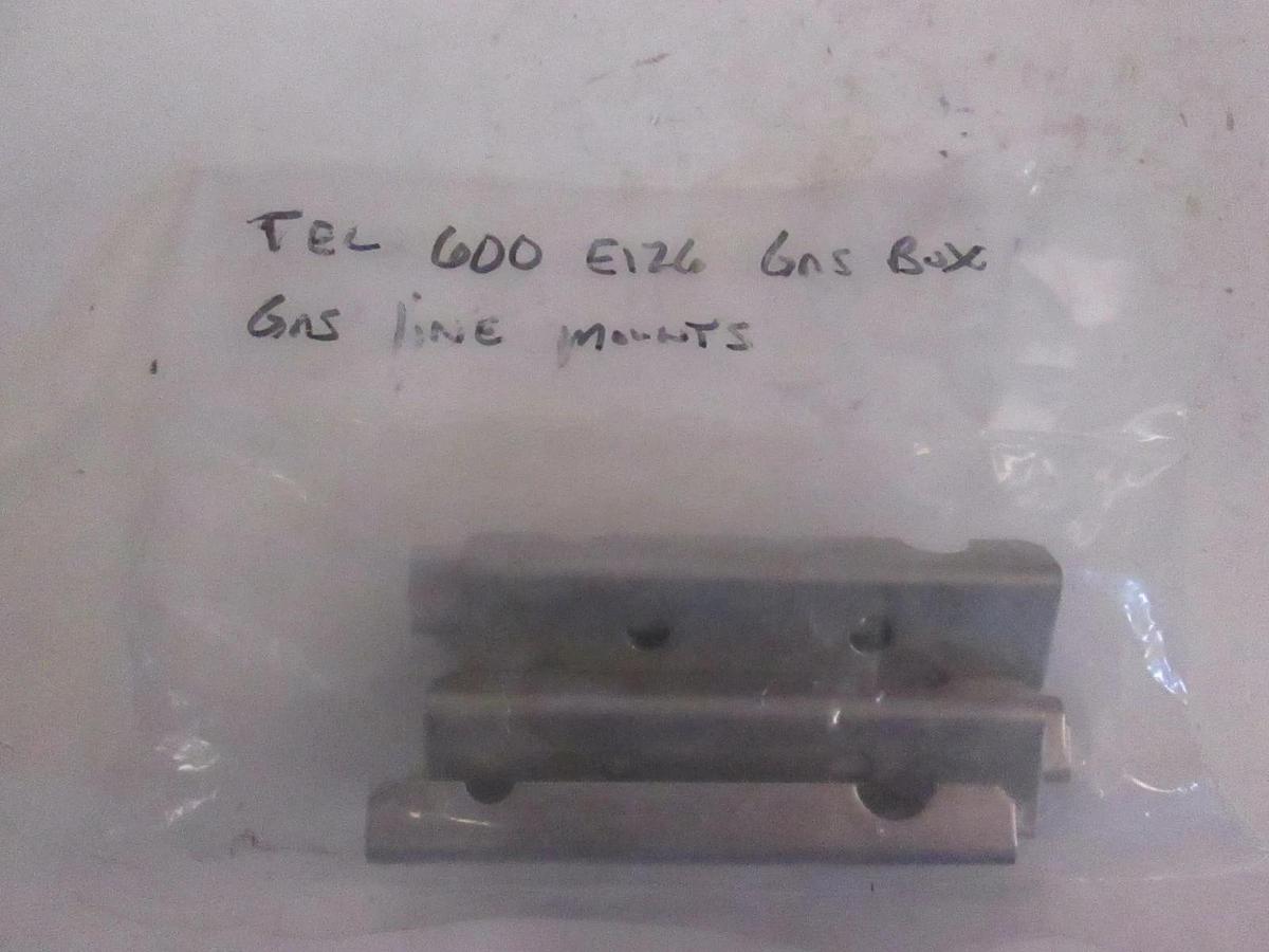 TEL 600 E126 Gas Box, Gas line Mounts Lot of 8, New