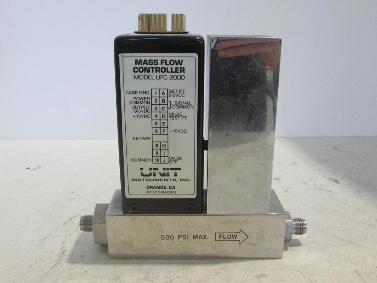Used Unit, UFC-2000, Mass Flow Controller, 20 SLM, Ar, Used