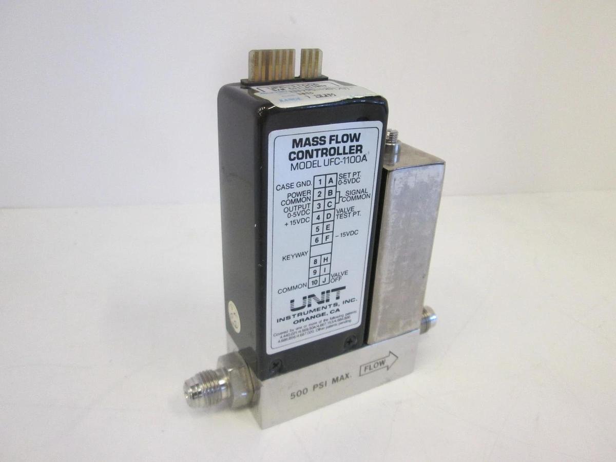 Used Unit Instruments, UFC-1100A, Mass Flow Controller, 1 SLPM, NH3, Used