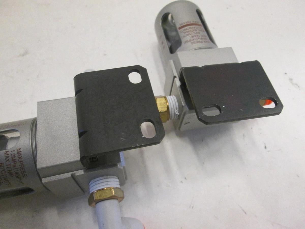 Used SMC, NAF2000-N02-C, Pneumatic Filter, Used, Lot of 2