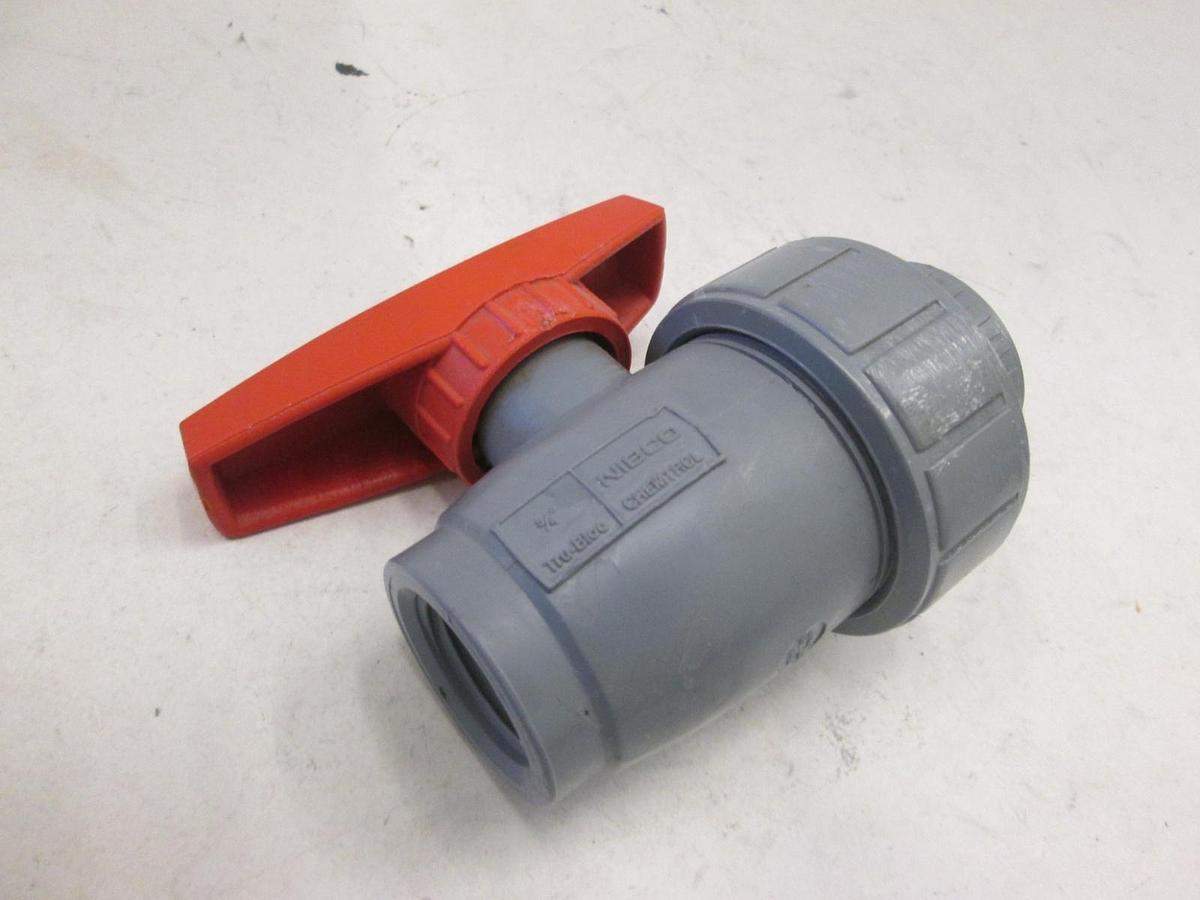 Used Chemtrol, 3/4" Nibco Tru-Bloc Single Union Valve, Used