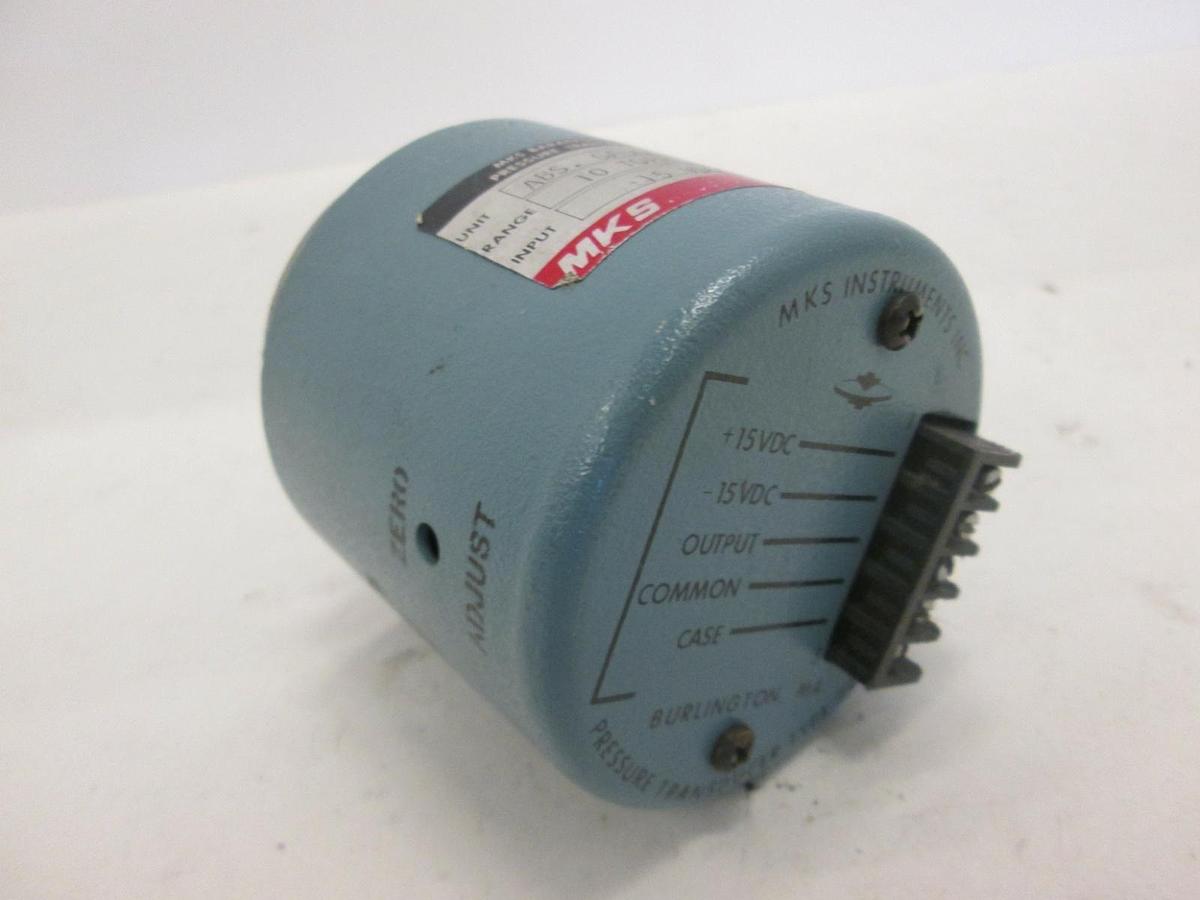 Used MKS, Baratron 10 Torr Pressure Transducer, 222AHS-A-B-10SP, Used