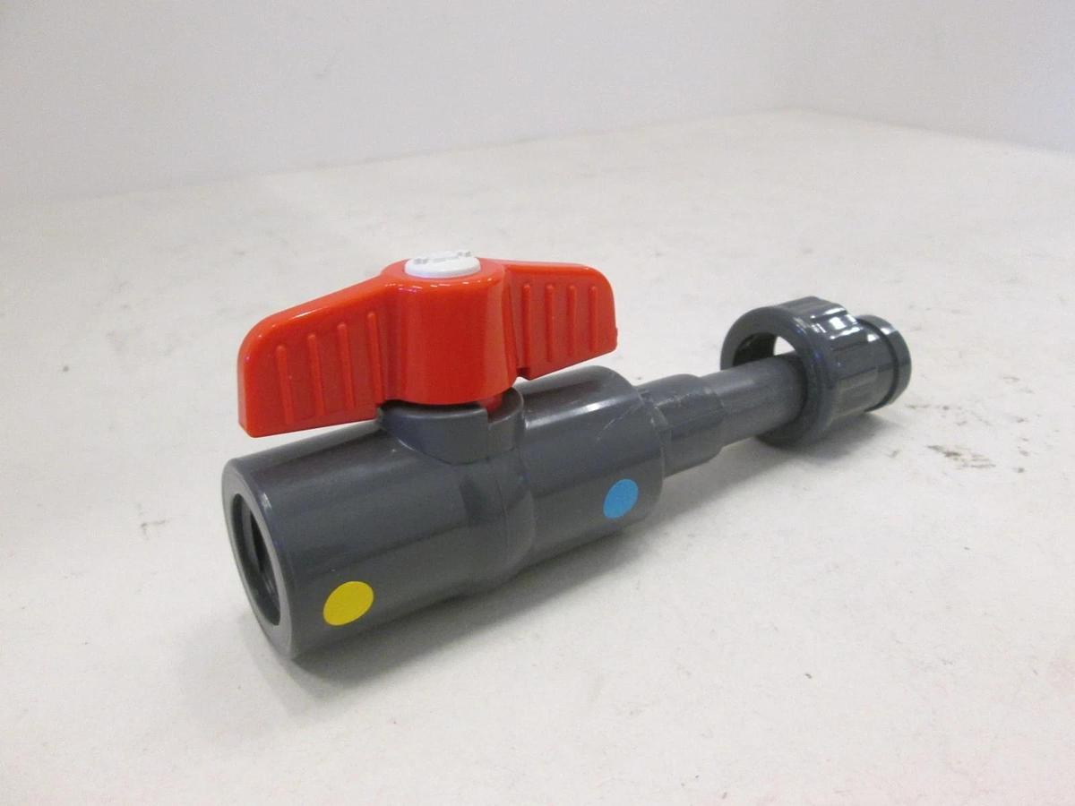 Used George Fischer, Type 348, 2 Way Ball Valve, Used