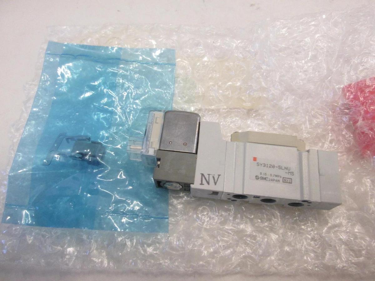 SMC, Solenoid Valve, SY3120-5LNU-M5, .15-.7 MPa, New