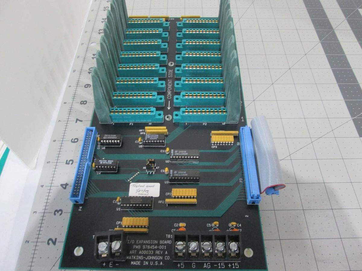 Watkins Johnson, 978455-001, I/O Expansion Board PCB Assy, New