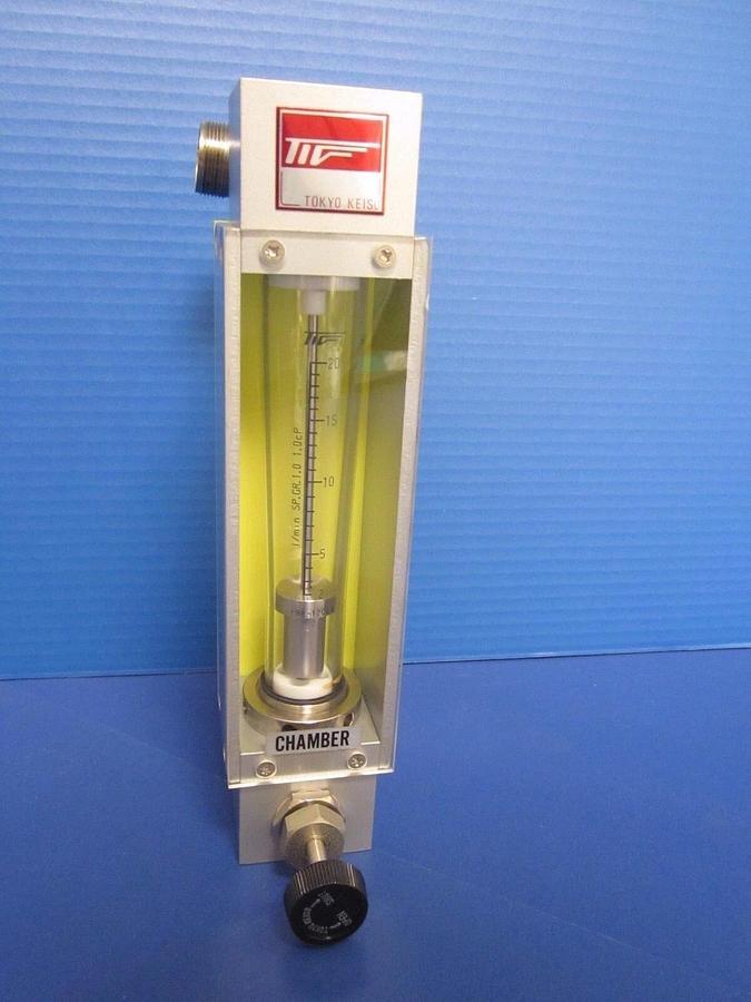Used TOKYO KEISO 2-20 l/min Purgemeter with 1" Connection Fittings