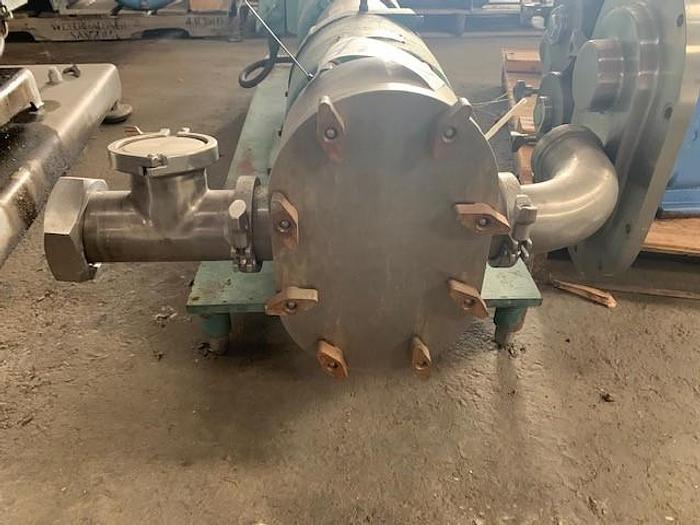 Used 10 Hp Tri-Clover 3" x 3" Positive Displacement Pump PRED 125