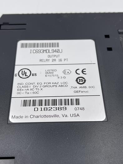 Used GE IC693MDL940J
