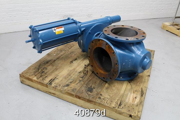 Unused Dezurik 10" 3-Way Plug Valve #40879