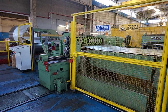 Used  SACMA 1600mm x 3mm Slitting Line #3310