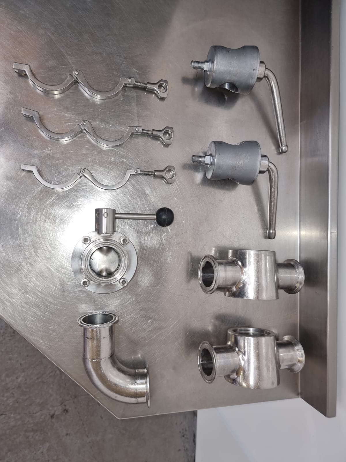 Used 300 litre stainless heated holding tank