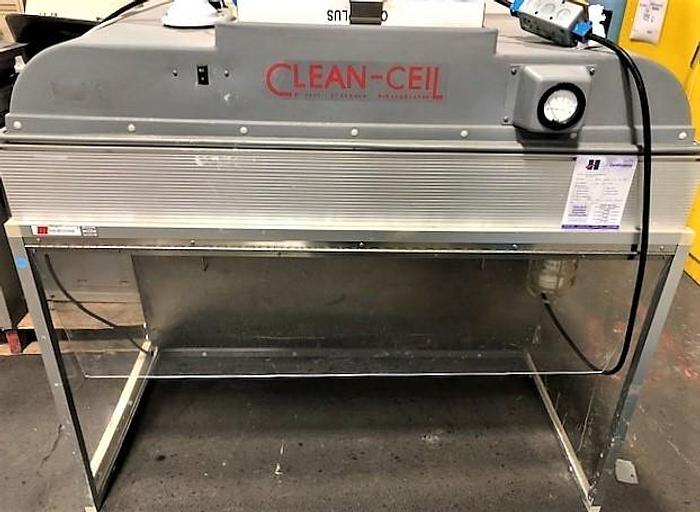 Used Microzone CleanCeil VRF-2-4 Laminar Flow Hood with FFM-2-4-JA Fan/Filter Module