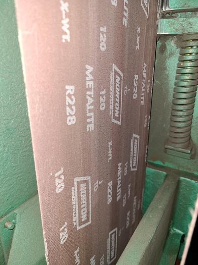 Used Timesaver Mini Belt Grinders 948 Precision Automated Sanding Metal Plastic Wood