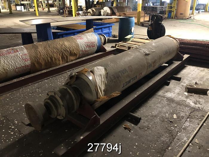 Used Manchester Vertical Size Press, 98" Face Rolls. #27794
