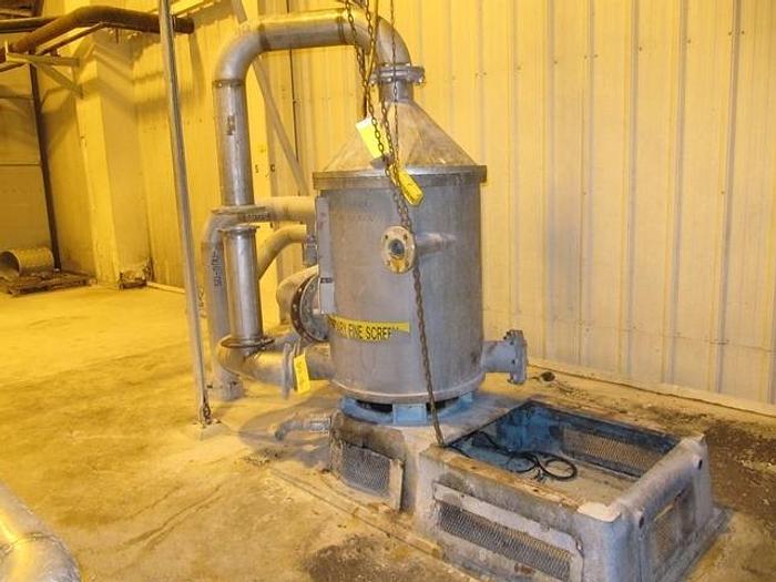 Used BIRD MDL 400 CENTRISORTER S/S NO MOTOR