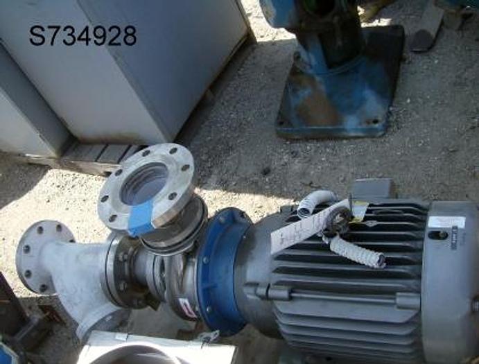 Used Pump, Induction, 20 HP, Gould, Mdl 2x2x1-2/3, S/st #S734928
