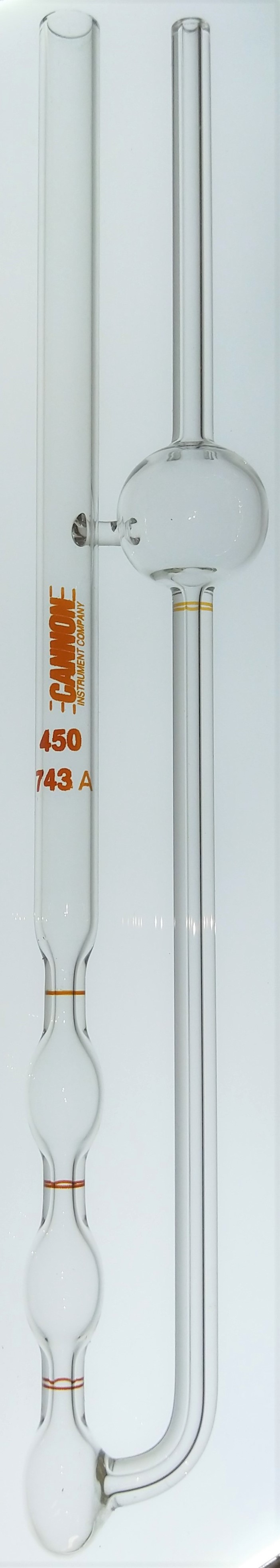New Open Box Cannon-Fenske CFOC-450 (9721-F77) Certified Opaque Viscometer Tube - Size 450