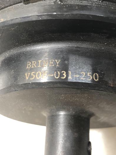 Used Briney V50E-031-250 CAT50(BRT3)  toolholder arbor USA