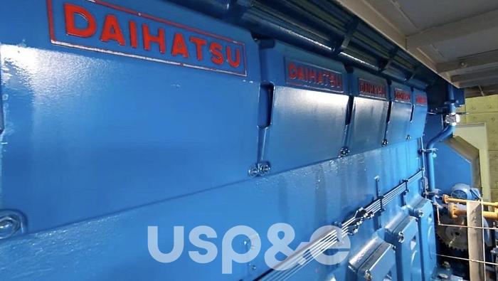 Used 2.7 MW 2005 Used Daihatsu 6DK36 Diesel Generator Sets