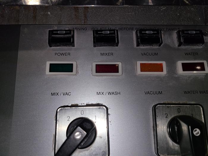 Used Vacuum Investment Mixer for Lost Wax Casting Mold Making