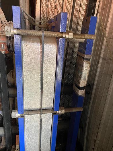 Used Mueller Accu-Therm Plate Heat Exchanger, Model:  AT40 LF-80