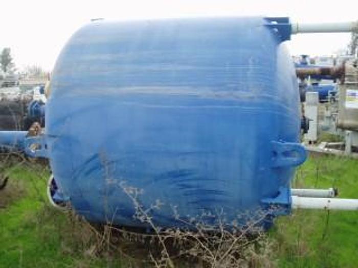 Used Tank, 2,000 Gallon, Glass Lined, 7' X 7', DT/DB, #C732812