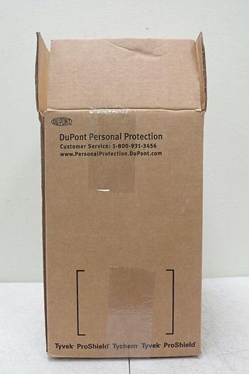 Used Dupont Tychem BR BR128TYLXL0002BN Coverall, Yellow, Size XL, 2/Box